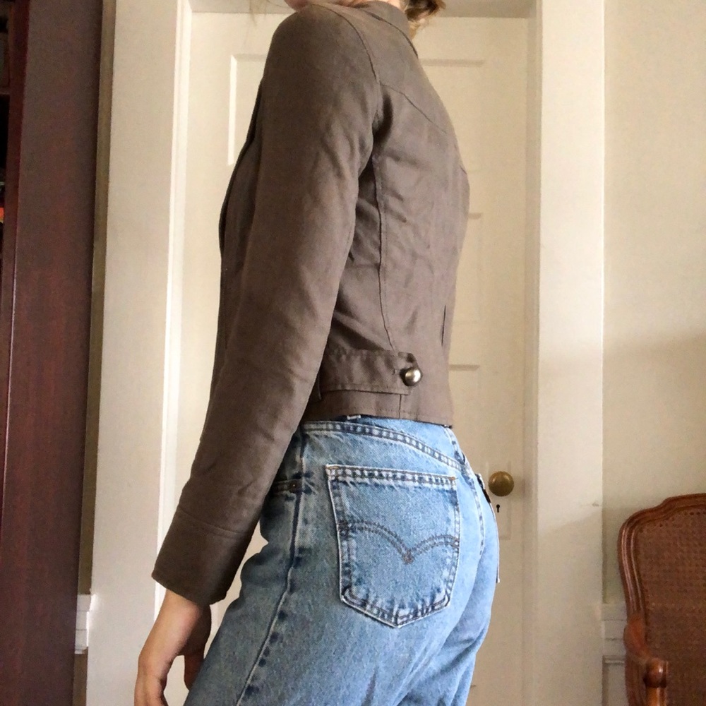 military green blazer from Ambiance